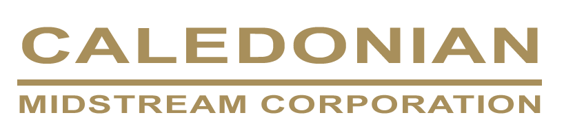 Caledonian Midstream Corporation - Logo (Text only - Gold)
